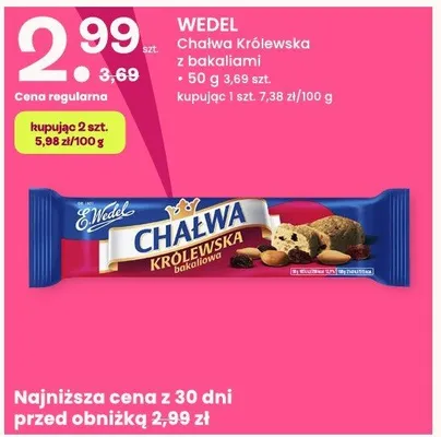 Chałwa królewska z bakaliami promocja w Frisco
