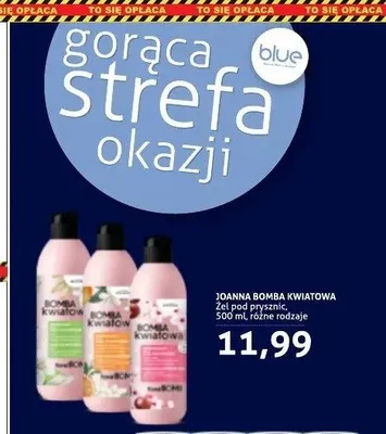 Żel pod prysznic Joanna Bomba Kwiatowa promocja w Blue Stop