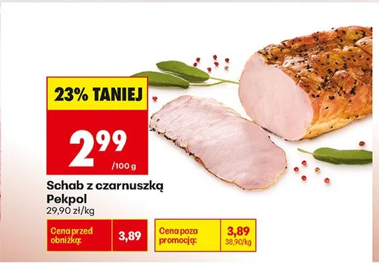 Schab z czarnuszką Pekpol promocja w Biedronka