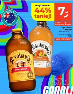 Napój gazowany Bundaberg Peach promocja w Dealz