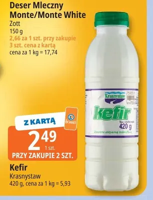 Kefir Krasnystaw promocja w Leclerc