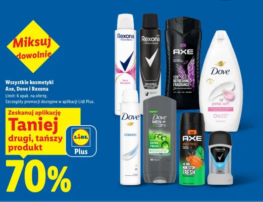Żel pod prysznic Axe Excite promocja w Lidl