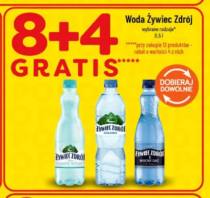 Woda gazowana Żywiec Zdrój delikatnie musujący promocja w POLOmarket