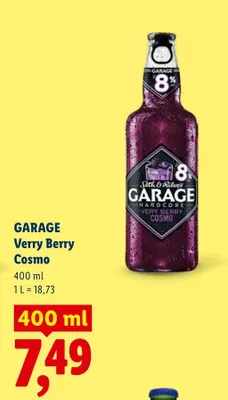 Piwo Garage Verry Berry Cosmo promocja w Lidl