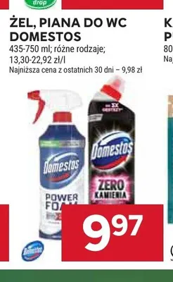 Żel do WC Domestos Zero Kamienia promocja w Stokrotka