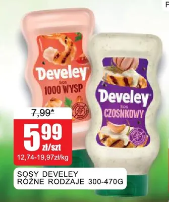 Sos 1000 wysp Develey promocja w Bingo