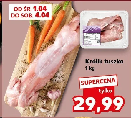 Królik tuszka promocja w Kaufland