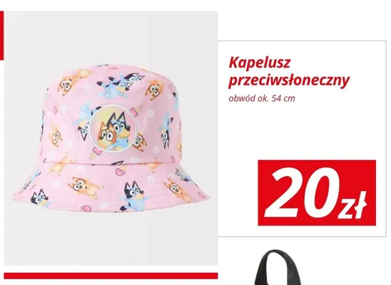 Kapelusz przeciwsłoneczny Bluey promocja w KiK
