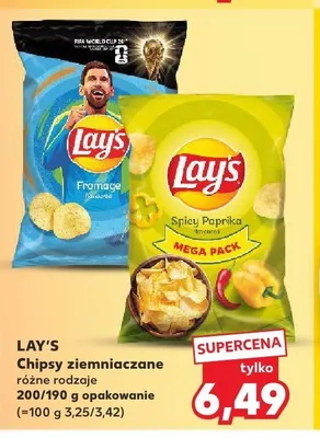 Chipsy ziemniaczane Lay's Spicy Paprika promocja w Kaufland