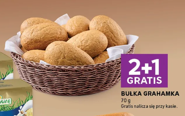 Bułka grahamka promocja w Stokrotka