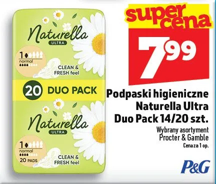 Podpaski higieniczne Naturella Ultra Duo Pack promocja w TOPAZ