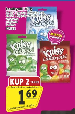 Landrynki miętowe Kriss promocja w Prim Market