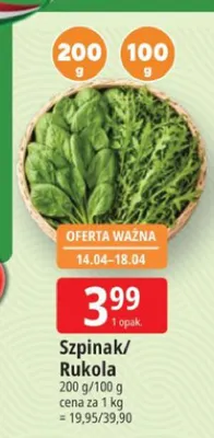 Szpinak/Rukola promocja w Leclerc
