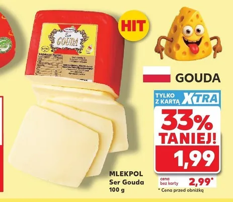 Ser Gouda Mlekpol promocja w Kaufland