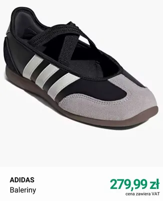 Baleriny Adidas promocja w Deichmann
