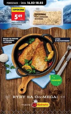 Filet z morszczuka panierowany promocja w Biedronka