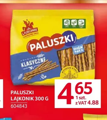 Paluszki Lajkonik promocja w Selgros