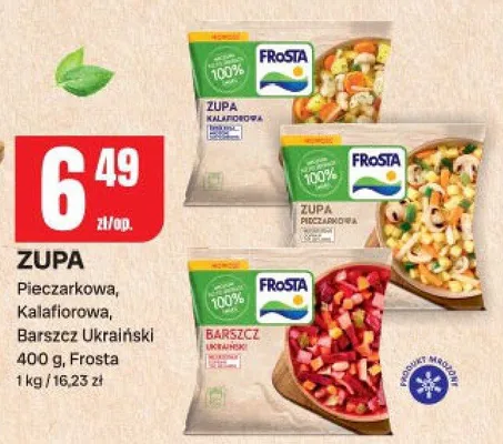 Zupa pieczarkowa, kalafiorowa, barszcz ukraiński promocja w Chorten