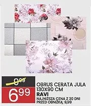 Obrus cerata Jula 130x90cm Ravi promocja w Wafelek