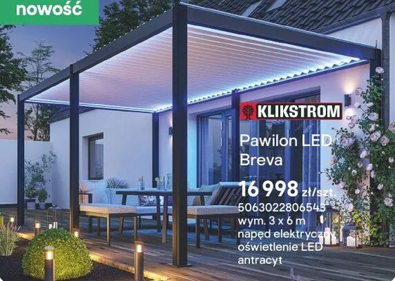 Pawilon LED Breva promocja w Castorama