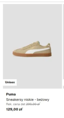 Sneakersy niskie Puma beżowy promocja w Lounge by Zalando