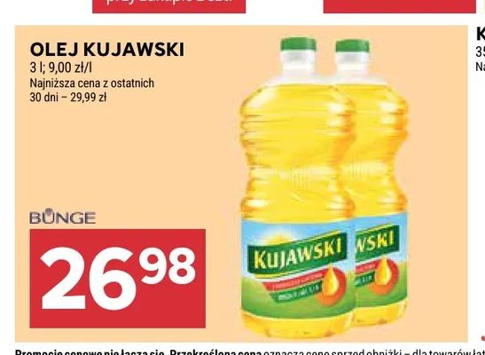 Olej rzepakowy Kujawski promocja w Stokrotka