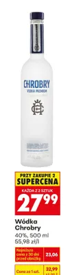 Wódka Chrobry promocja w Biedronka
