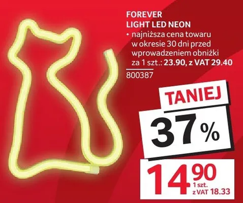 Listwa LED FOREVER LIGHT NEON promocja w Selgros