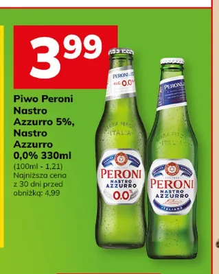 Piwo Peroni Nastro Azzurro 5% promocja w Hitpol