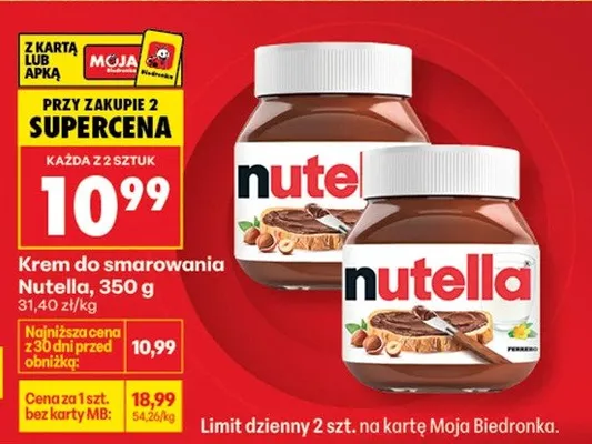 Krem do smarowania promocja w Biedronka