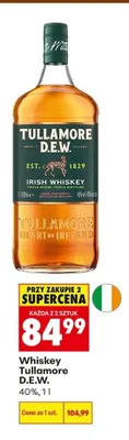 Whiskey Tullamore D.E.W. promocja w Biedronka