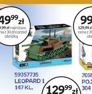 Klocki COBI 59357735 Leopard 1 147 kl. promocja w Empik