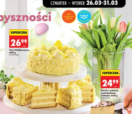 Tort Wielkanocny promocja w Biedronka