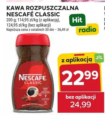 Kawa rozpuszczalna nescafe classic promocja w Stokrotka