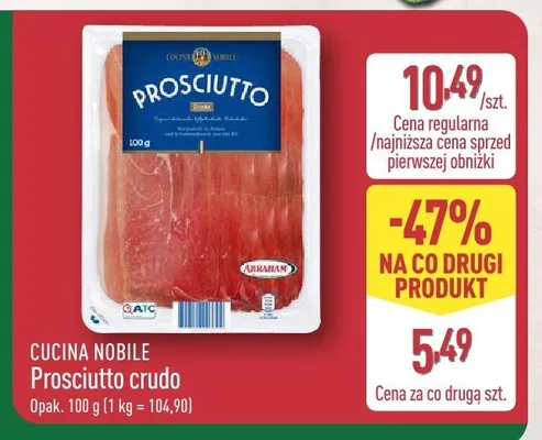 Prosciutto crudo promocja w Aldi
