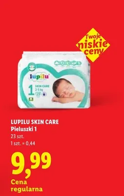 Pieluszki Lupilu Skin Care 1 promocja w Lidl