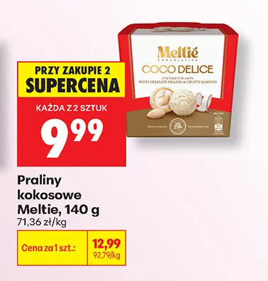 Praliny kokosowe Meltié promocja w Biedronka
