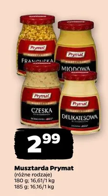 Musztarda (różne rodzaje) Prymat promocja w Netto
