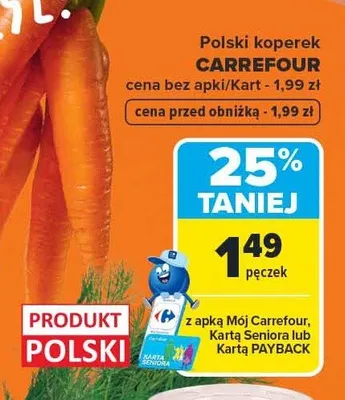 Koperek polski Carrefour promocja w Carrefour