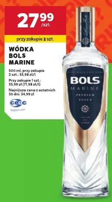 Wódka Bols Marine promocja w Stokrotka