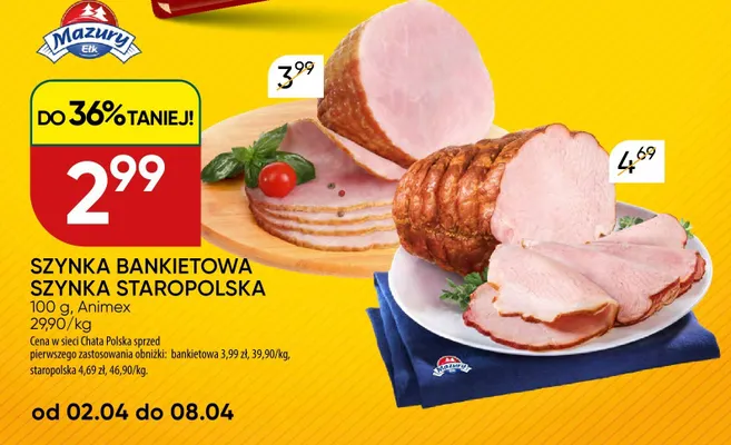 Szynka staropolska promocja w Chata Polska