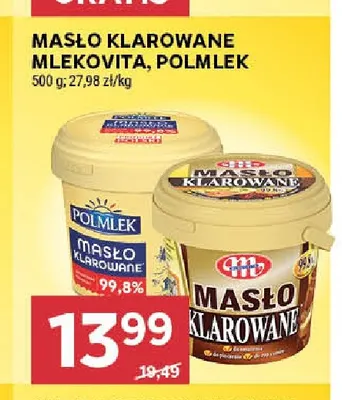 Masło klarowane Polmlek promocja w Stokrotka