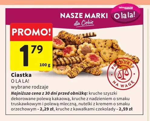 Ciastka O la la! promocja w Intermarche