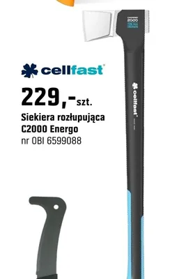 Siekiera rozłupująca C2000 Energo Cellfast promocja w OBI