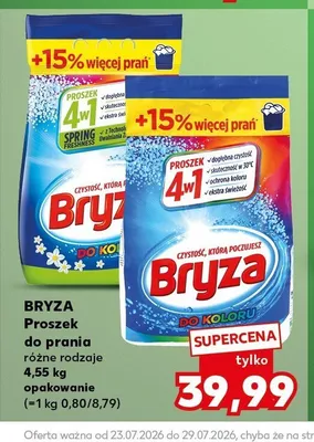 Proszek do prania Bryza Spring Freshness promocja w Kaufland