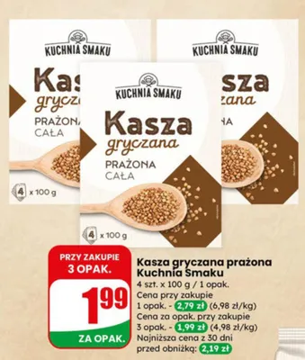 Kasza gryczana prażona cała promocja w Dino