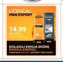 Żel pod prysznic Men Expert L'Oréal promocja w Drogerie Laboo