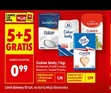 Cukier biały Diamant promocja w Biedronka