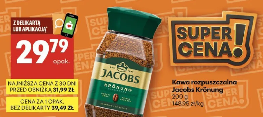 Kawa rozpuszczalna Krönung promocja w Delikatesy Centrum