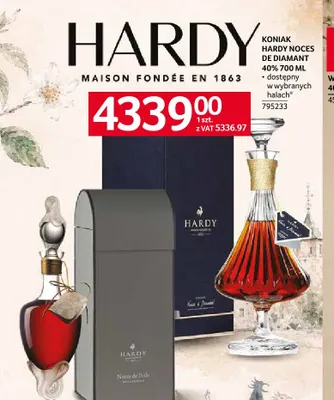 Koniak Hardy Noces de Diamant promocja w Selgros